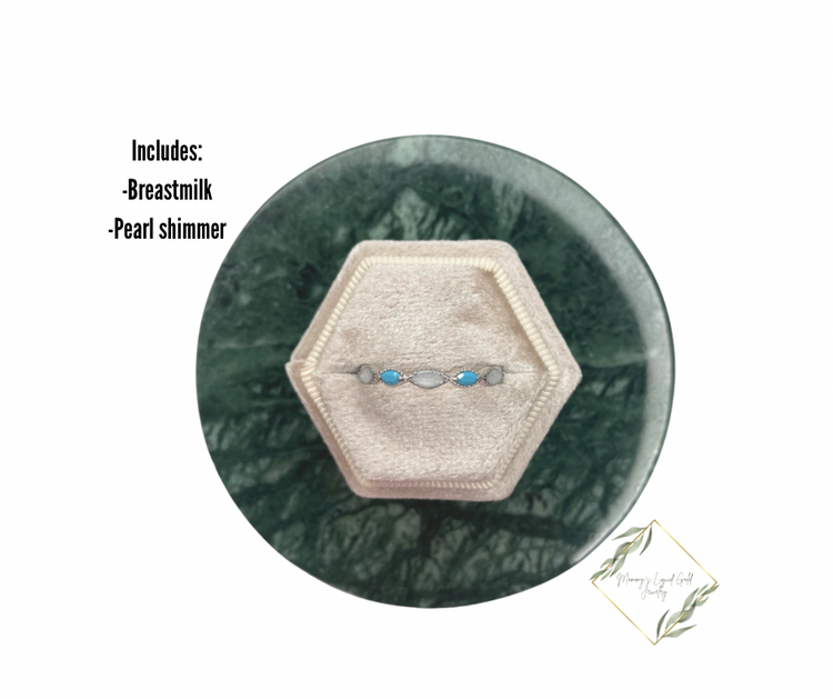 Full Band Marquise Birthstone Ring