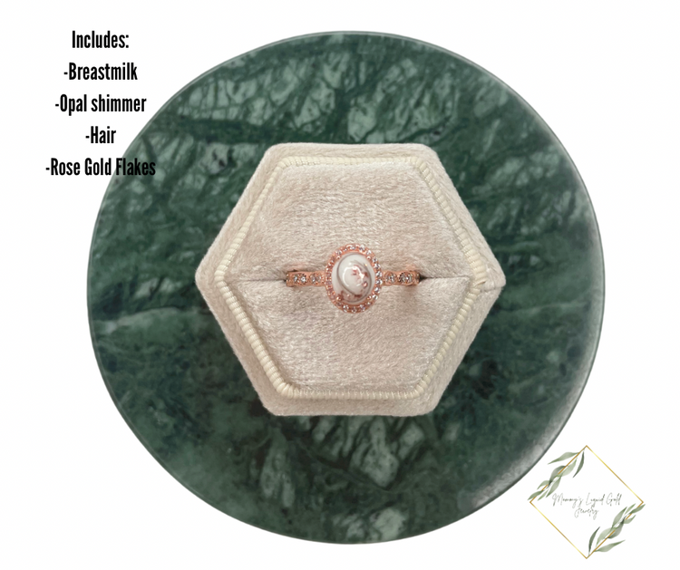 Single oval ring