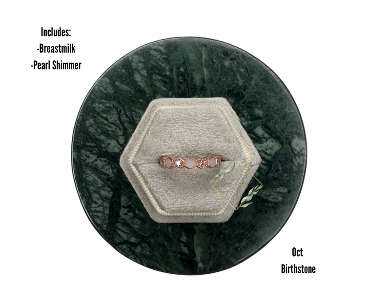 Octo Birthstone Ring