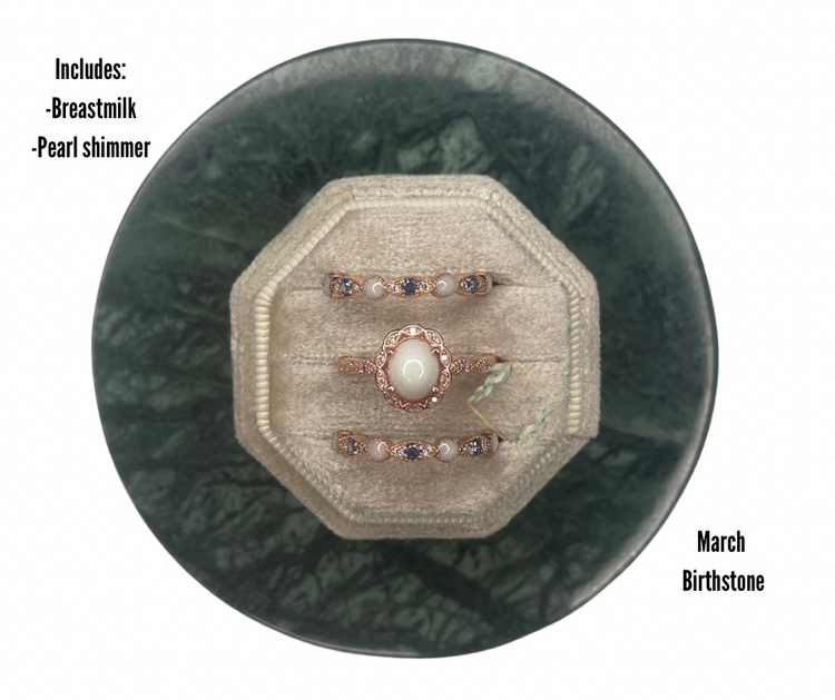 Victorian Birthstone Ring Set