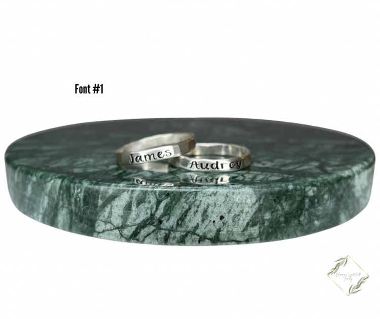 Engraved Rings