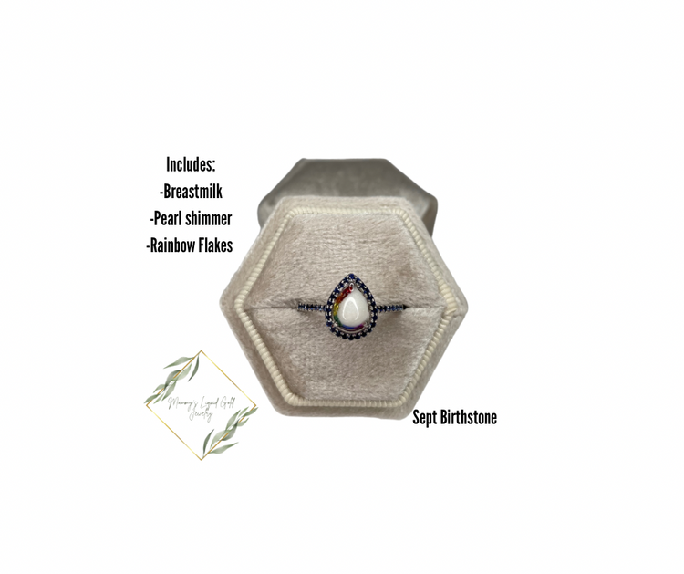 Multi Birthstone Teardrop