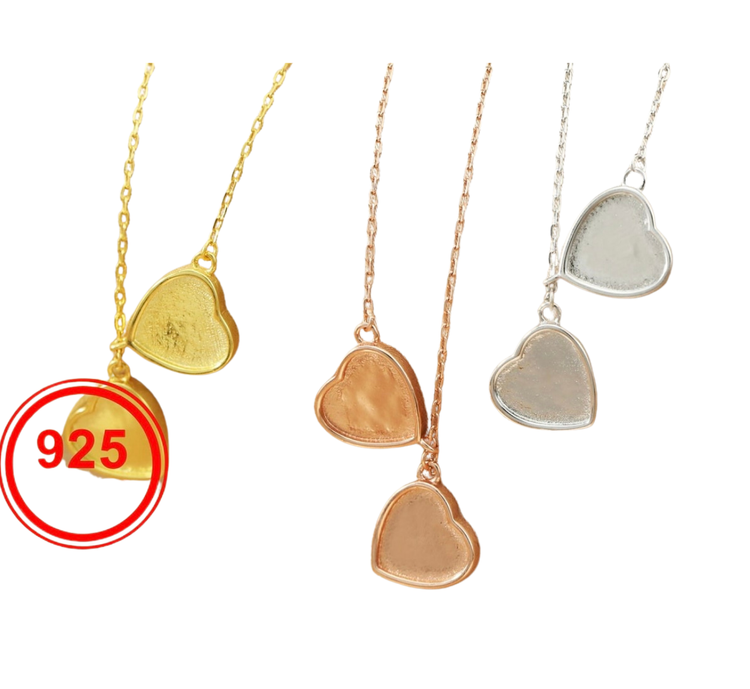 Double Heart Necklace
