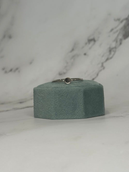 Sterling silver, size 10 ring