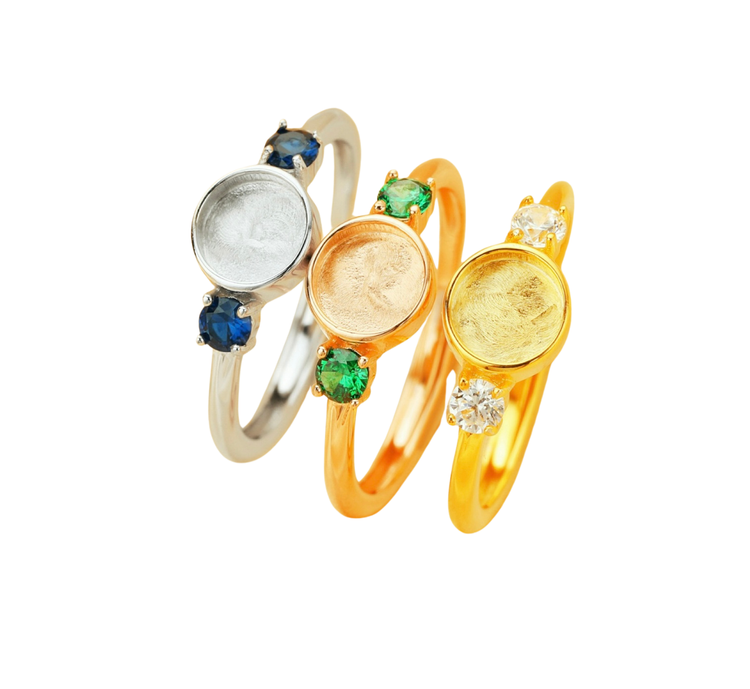 Round Birthstone Ring