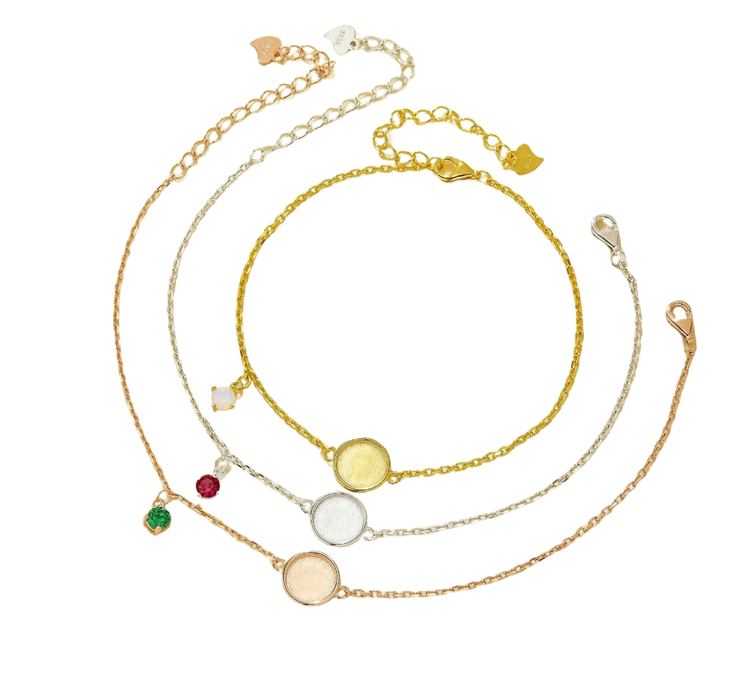 Round Birhstone Bracelet