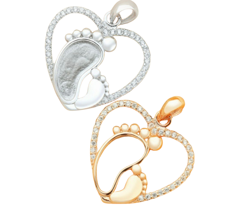 Footprint Necklace