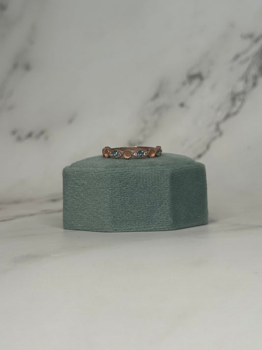 Rose Gold Plated, size 6.5, march band