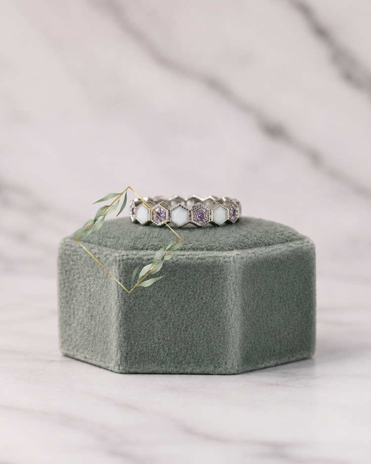 Octo Birthstone Ring