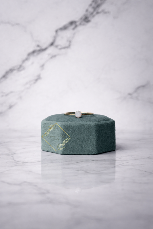 Dainty 4mm round ring