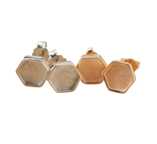 Hexagon Studs