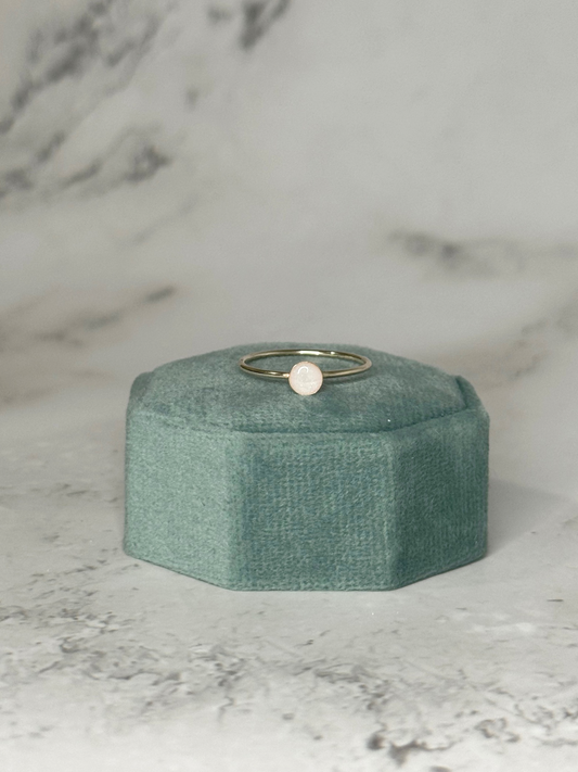 Dainty 4mm round ring