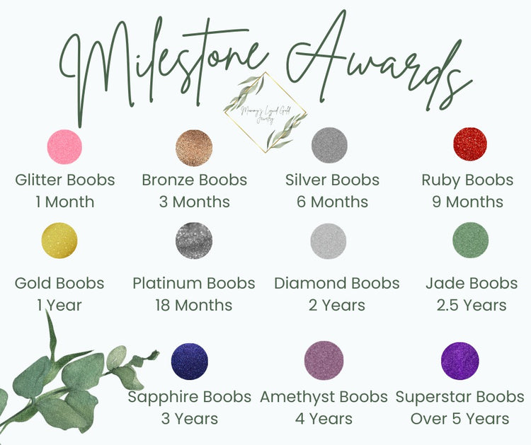 Breastmilk Milestone Award Stones