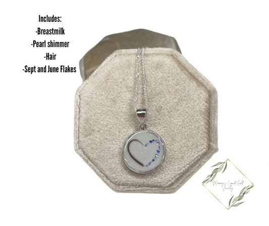 13mm round necklace