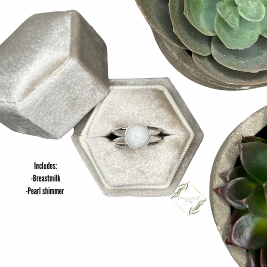 Round double band ring